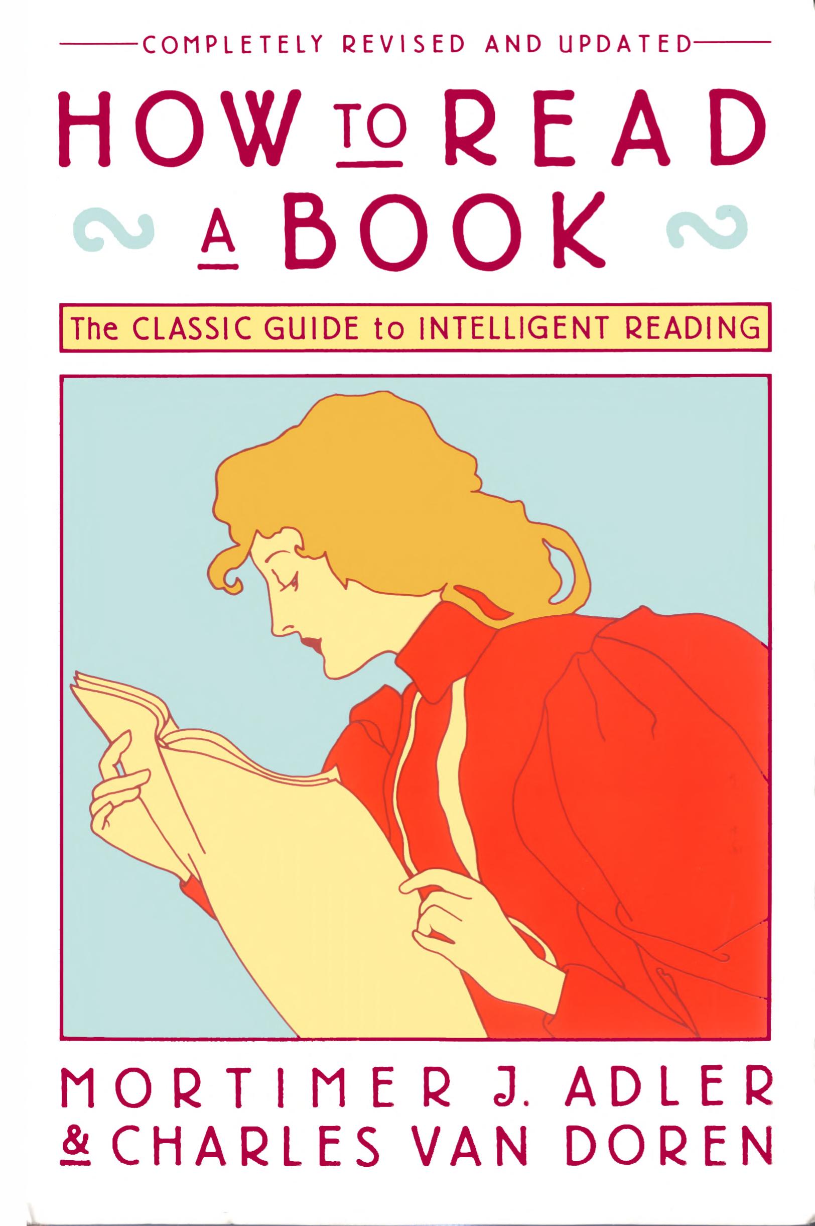 کتاب How to Read a Book (چگونه کتاب بخوانیم) نسخه انگلیسی PDF | مورتیمر جی. آدلر